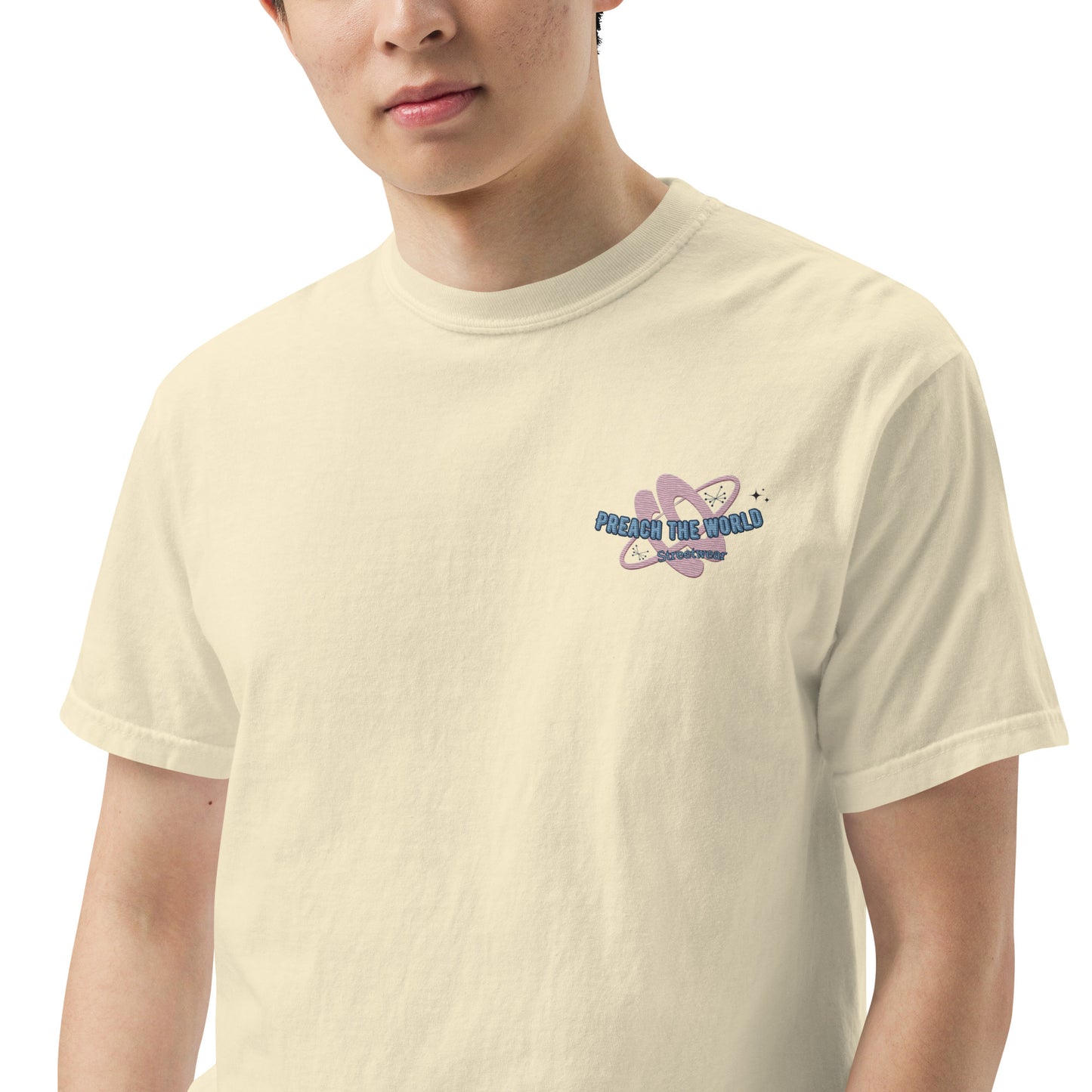 Preach The World embroidery Heavy Weight shirt